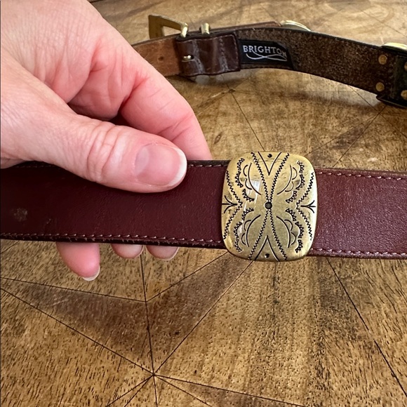 Brighton leather belt - Picture 11 of 13